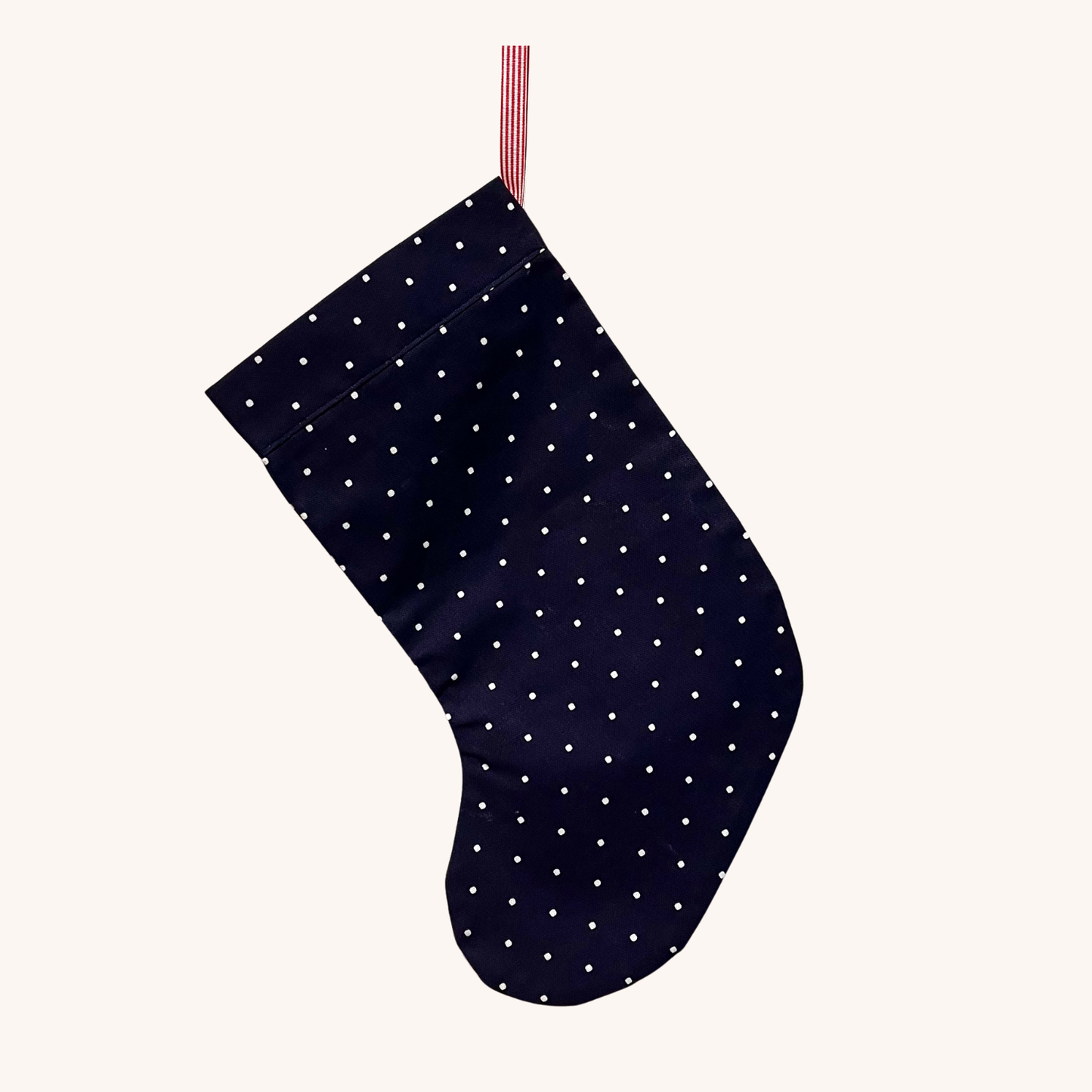 Sort julesok med prikker