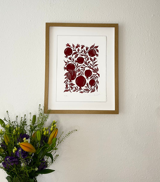 Granatæbler Mørkerød