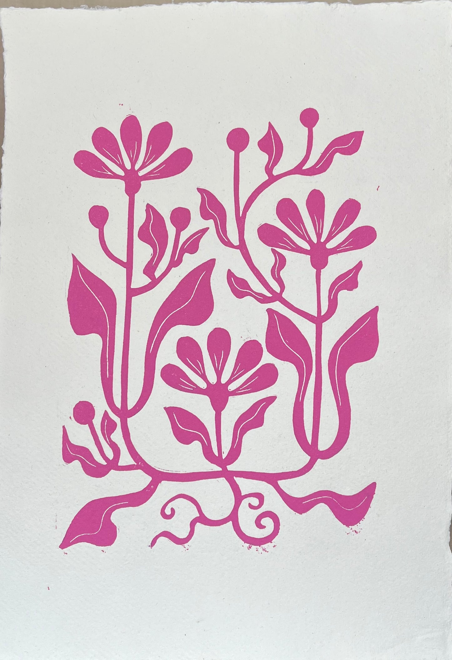 Vintage Blomster Pink