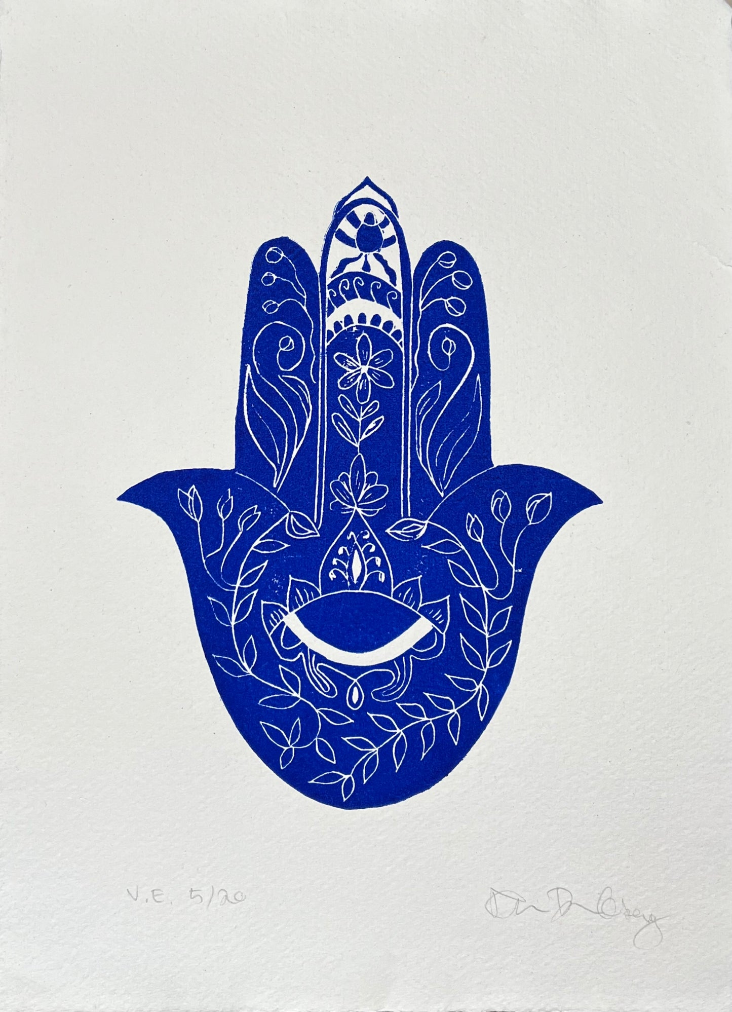 Henna Hånd Blå