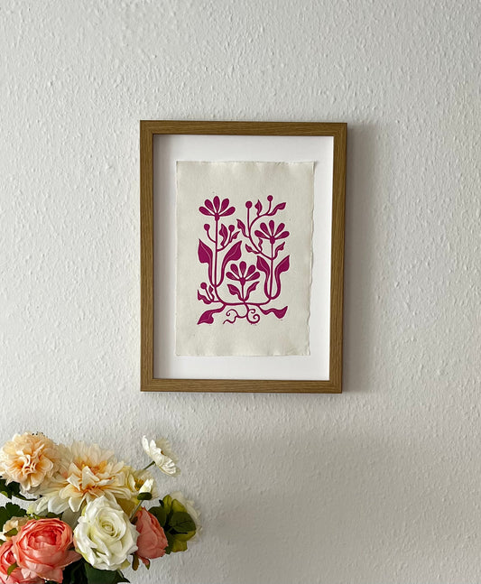 Vintage Blomster Pink