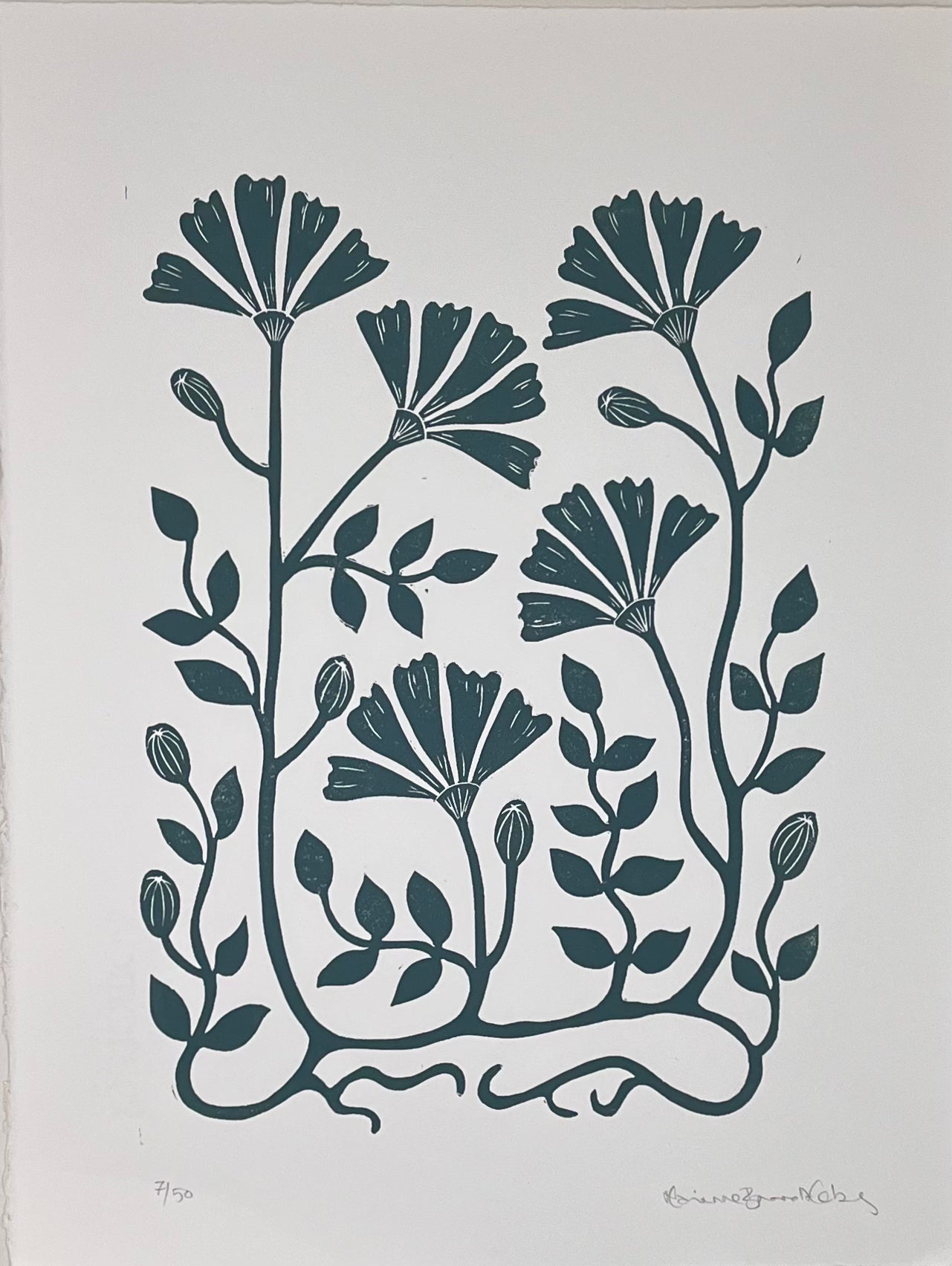 Vintage Morgenfruer Isblå