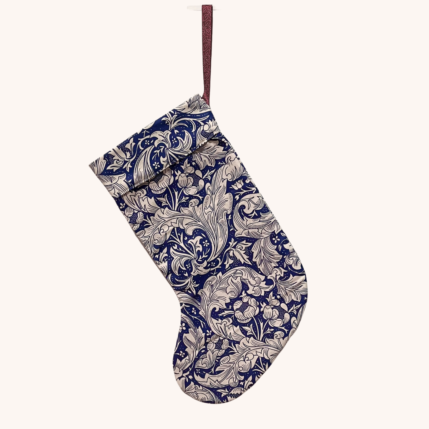 Blå-mønstret Julesok