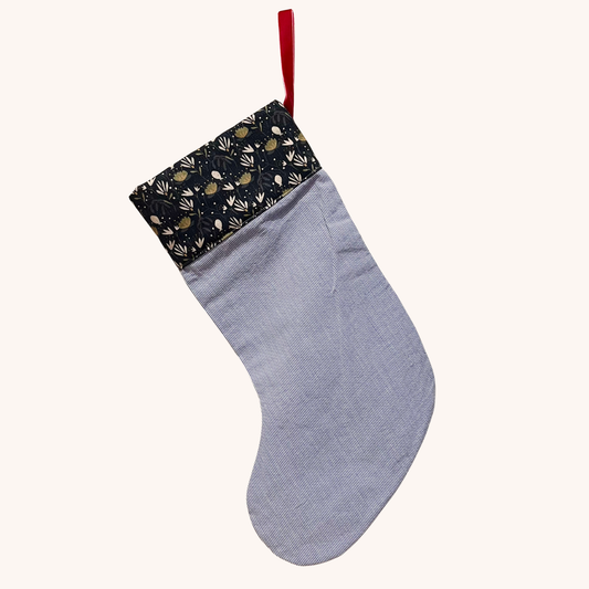 Blå-stribet Julesok