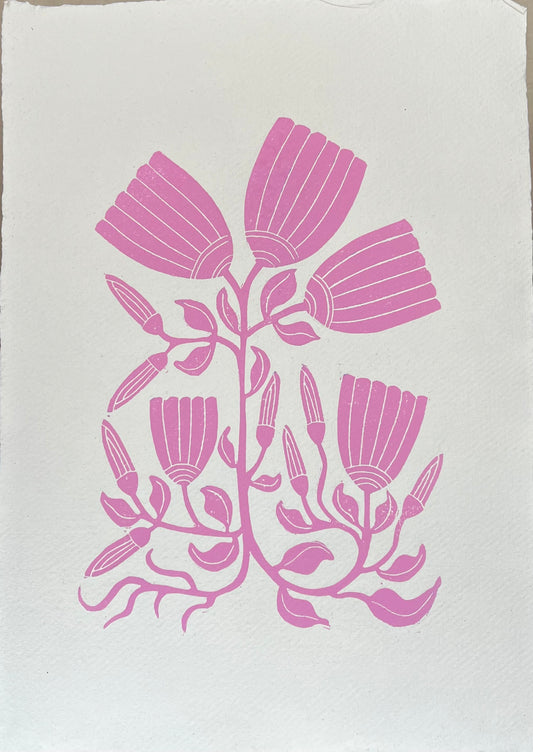 Vintage Tulipaner Lyserrød