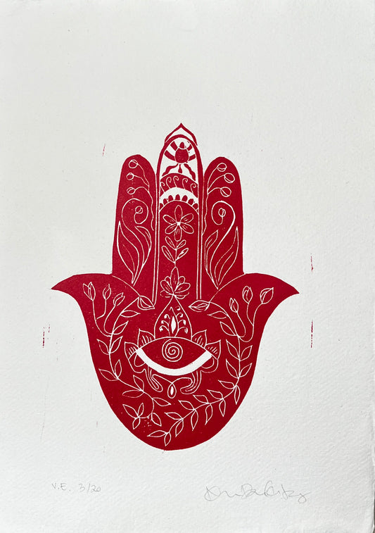 Henna Hånd Rød