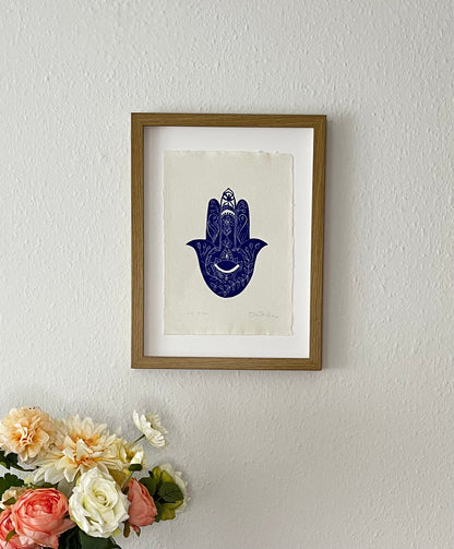 Henna Hånd Blå
