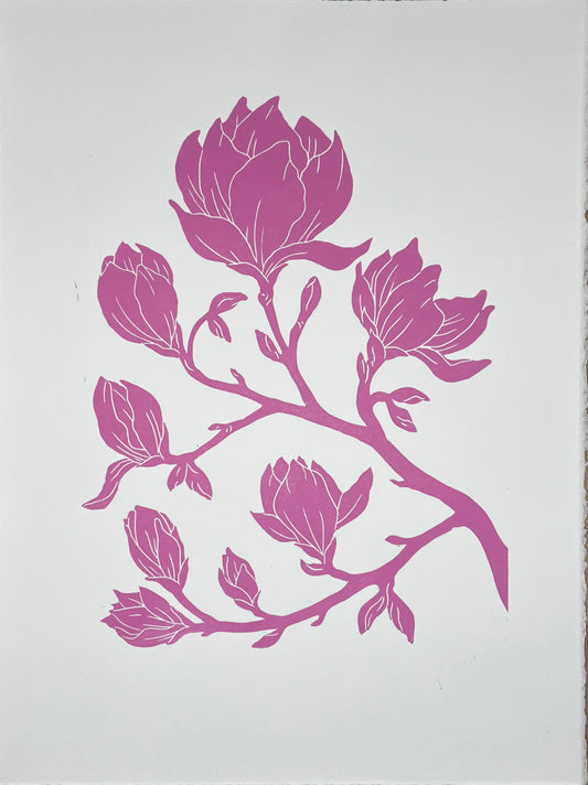 Magnolieblomst Pink