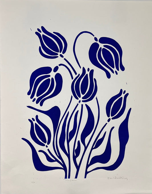 Tulipaner Ultramarinblå