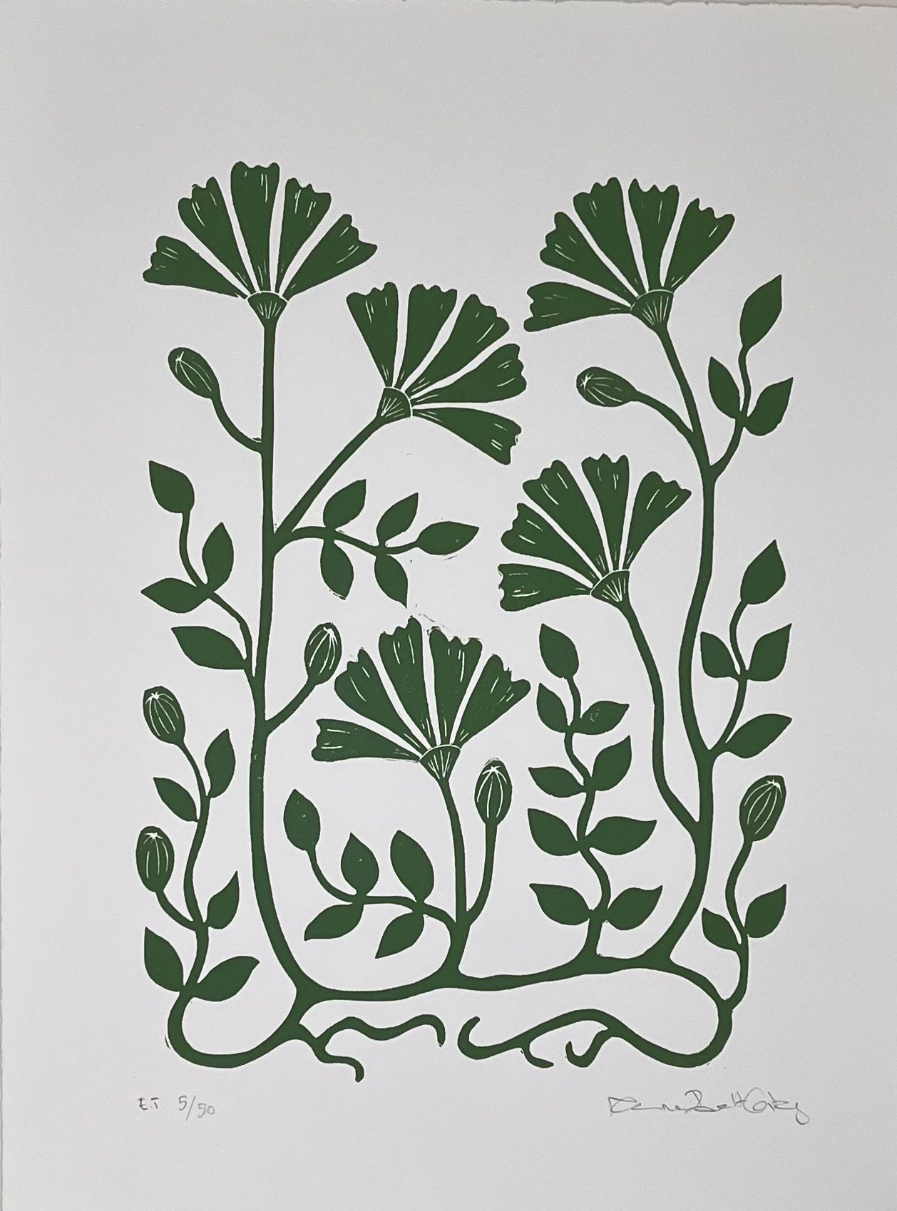 Vintage Morgenfruer Grøn